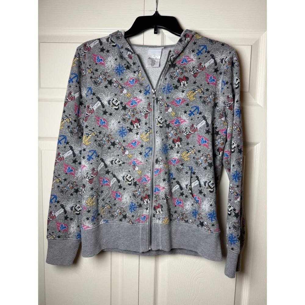Disney Cruise Line full-zip hooded sweatshirt with Mickey Minnie &‎ More
